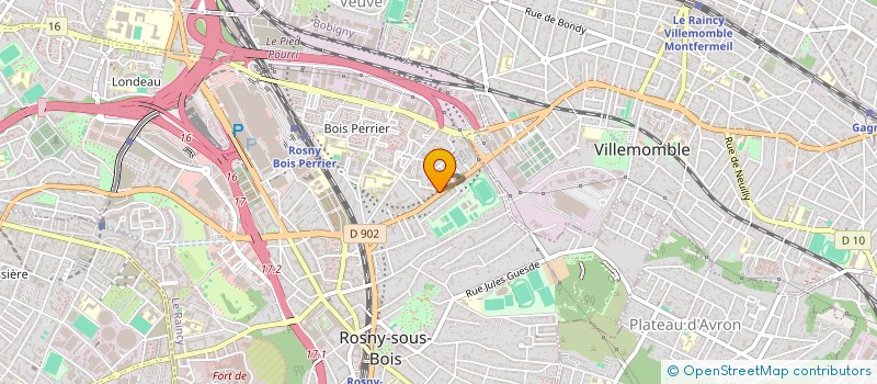 localisation de l'entreprise ALIAS PRO à ROSNY-SOUS-BOIS