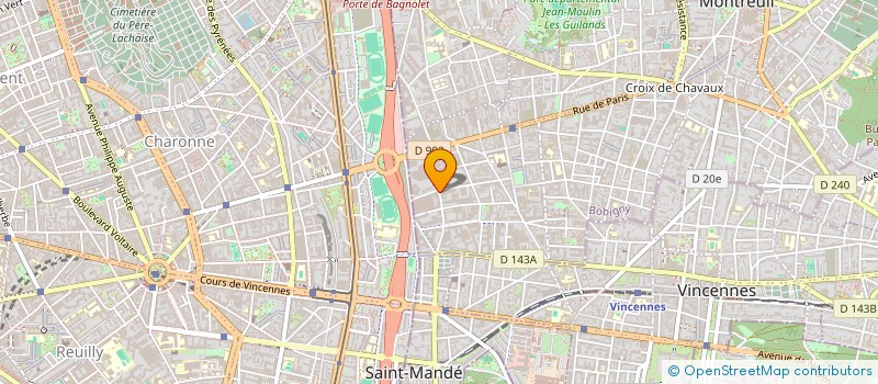 localisation de l'entreprise ALIAS REALISATION ET CREATION à MONTREUIL