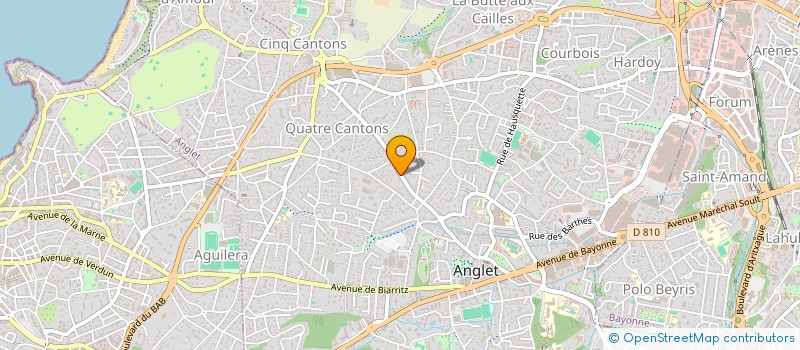 localisation de l'entreprise ALIAS TRADUCTION à ANGLET