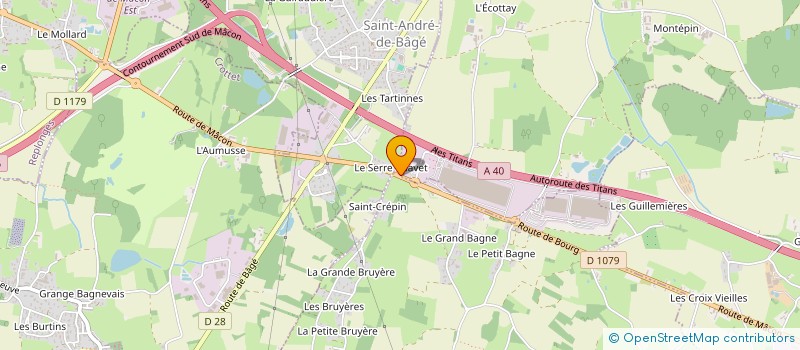 localisation de l'entreprise ALIASAF  SAINT-JEAN-SUR-VEYLE