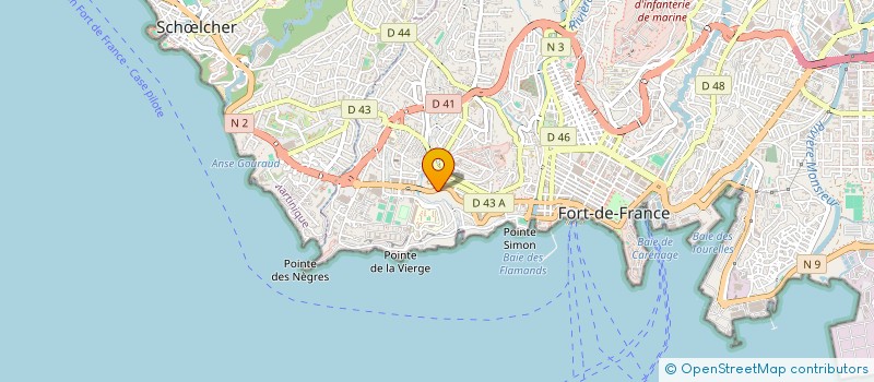 localisation de l'entreprise ALIBABA BELLEVUE  FORT-DE-FRANCE