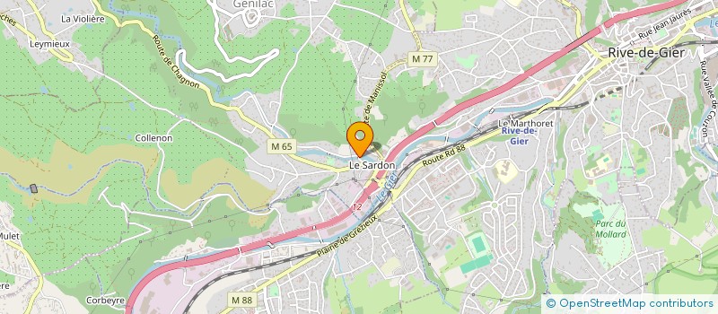 localisation de l'entreprise ALIBABA TCG  GENILAC