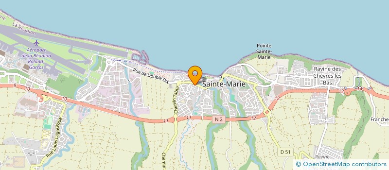 localisation de l'entreprise ALIBAY NOURDINE à SAINTE-MARIE