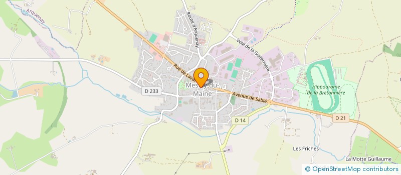 localisation de l'entreprise ALIBEN IMMO  MESLAY-DU-MAINE