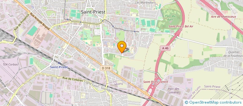 localisation de l'entreprise ALIBERICO  SAINT-PRIEST