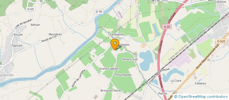 localisation de l'entreprise ALIBERT  MONTAUBAN