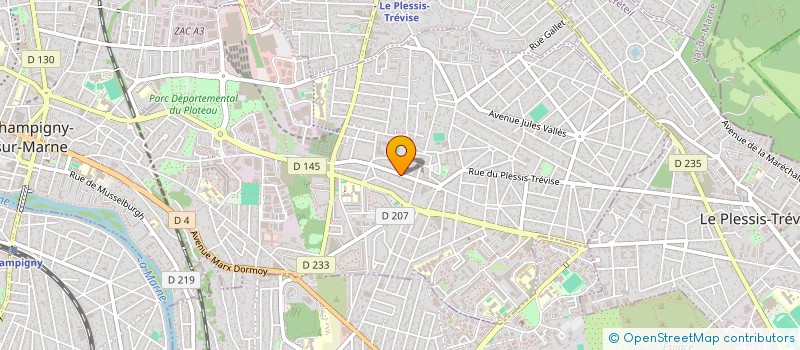 localisation de l'entreprise ALIBERT ASSISTANCE à CHAMPIGNY-SUR-MARNE