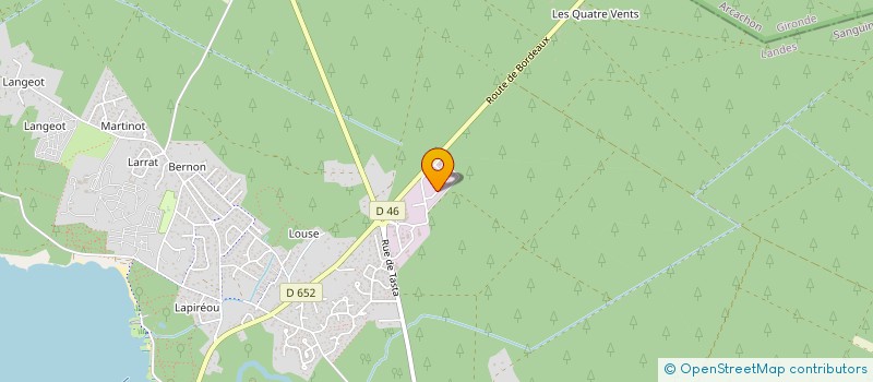 localisation de l'entreprise ALIBERT CREATION SOLID SURFACE  SANGUINET