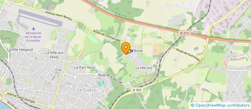 localisation de l'entreprise ALIBI  LA BAULE-ESCOUBLAC