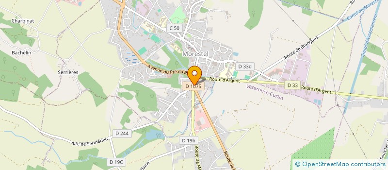 localisation de l'entreprise ALIBI GROUP à MORESTEL