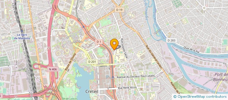 localisation de l'entreprise ALIBI RECORDS SAS  CRETEIL