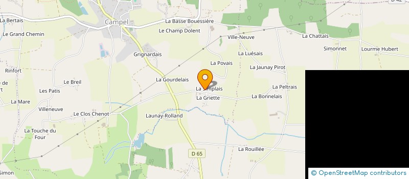 localisation de l'entreprise ALIBIE  VAL D'ANAST