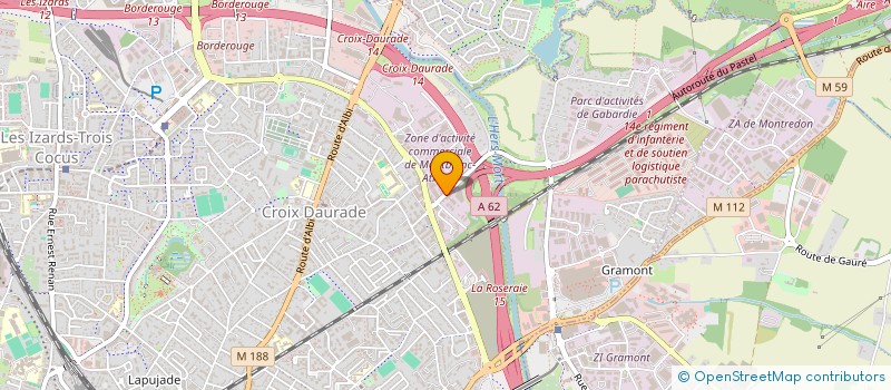 localisation de l'entreprise ALIBOU à TOULOUSE