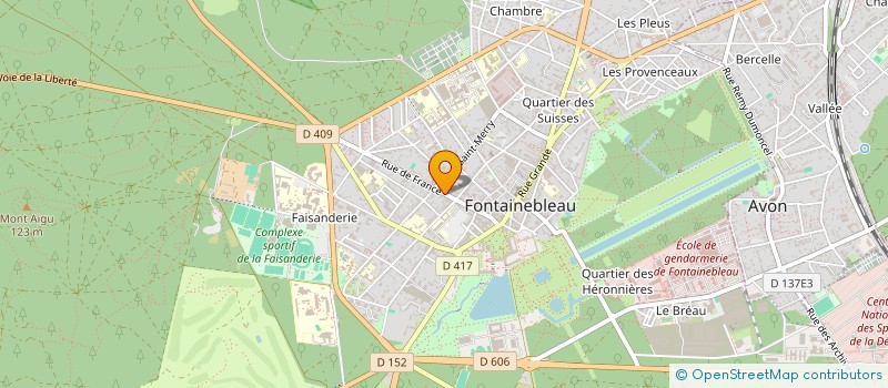 localisation de l'entreprise ALIBRA à FONTAINEBLEAU