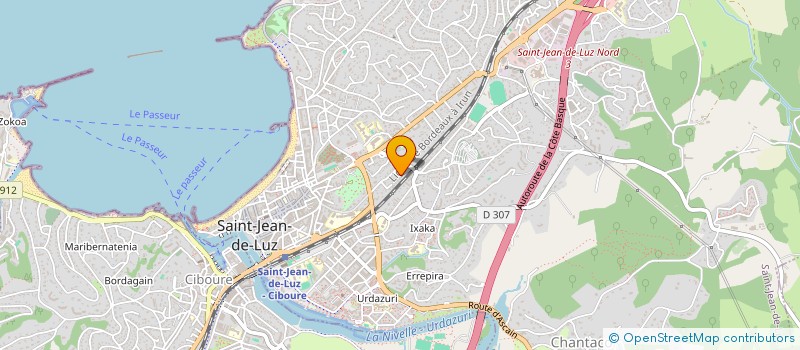 localisation de l'entreprise ALICA à SAINT-JEAN-DE-LUZ