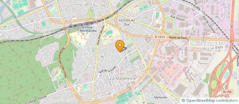 localisation de l'entreprise ALICAN  EVREUX