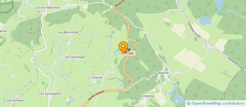 localisation de l'entreprise ALICAN  - BOURGOGNE - PETFOOD  MARMAGNE