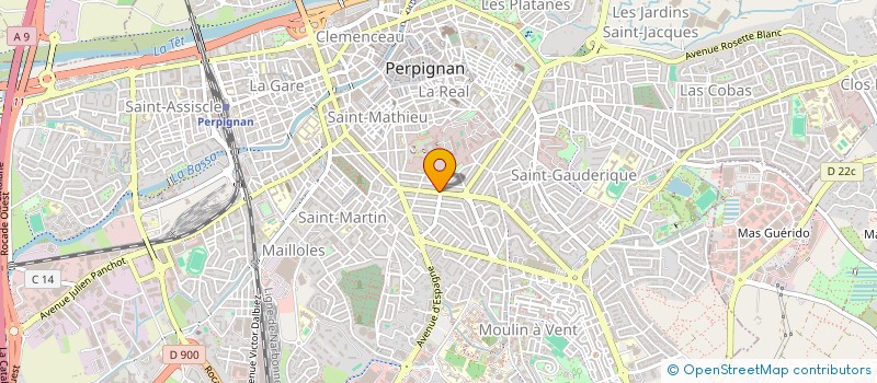 localisation de l'entreprise ALICANTE à PERPIGNAN