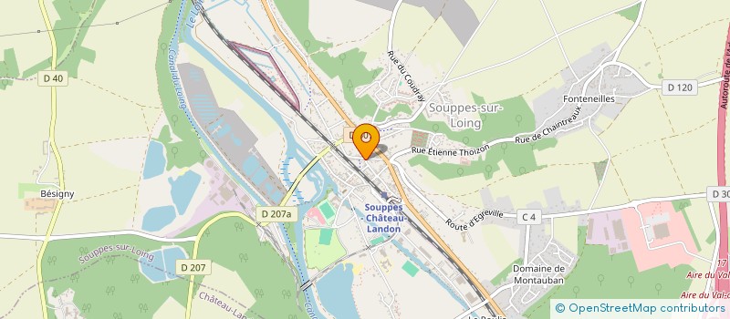 localisation de l'entreprise ALICE  SOUPPES-SUR-LOING