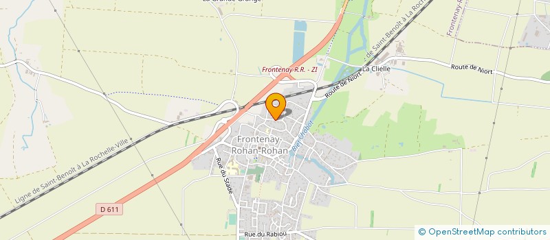 localisation de l'entreprise ALICE  FRONTENAY-ROHAN-ROHAN