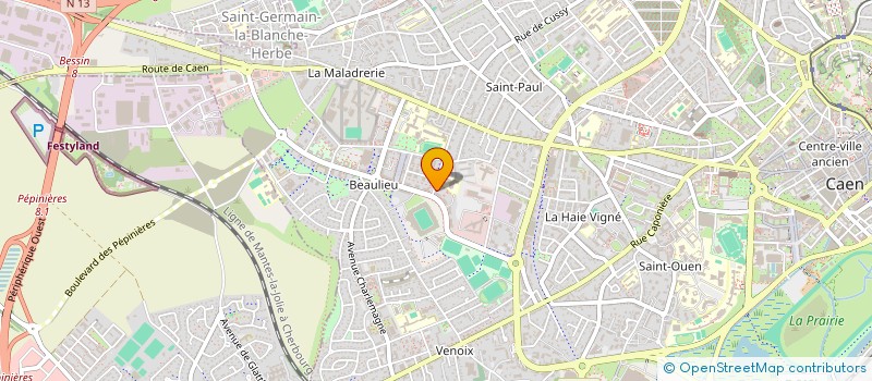 localisation de l'entreprise ALICE  CAEN
