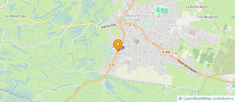 localisation de l'entreprise ALICE  BEAUVOIR-SUR-MER