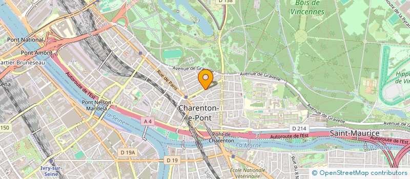 localisation de l'entreprise ALICE AU BUREAU  CHARENTON-LE-PONT