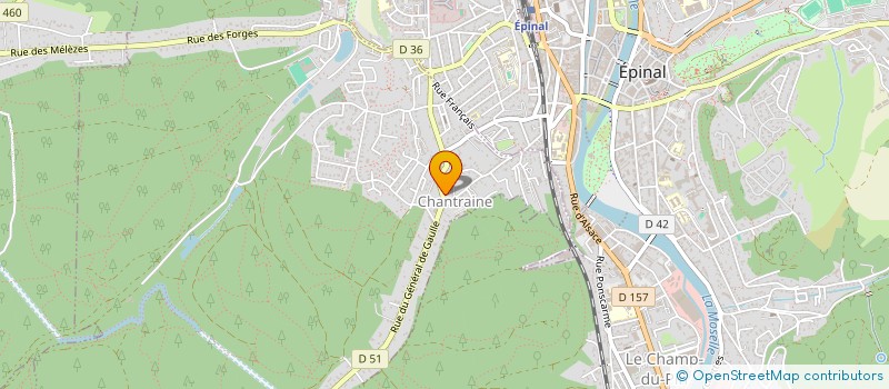 localisation de l'entreprise ALICE AU PAYS DES MERVEILLES à CHANTRAINE