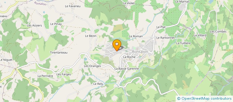 localisation de l'entreprise ALICE CLARON  RONTALON