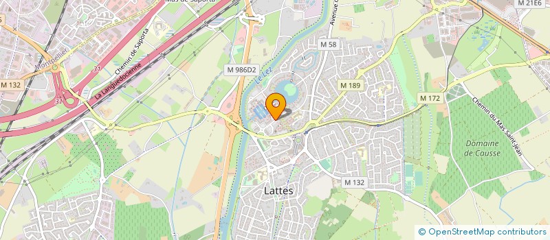 localisation de l'entreprise ALICE ET LES ENFANTS D AFRIQUE ( A.E.A.) à LATTES