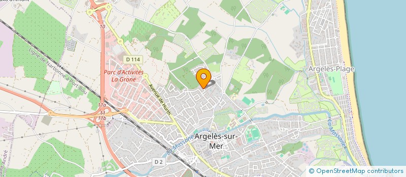 localisation de l'entreprise ALICE ET LES PETITS GUERRIERS à ARGELES-SUR-MER