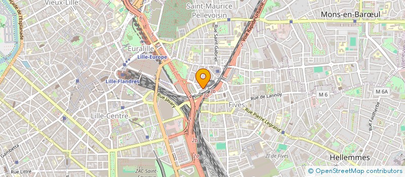 localisation de l'entreprise ALICE FULCOLOR à LILLE