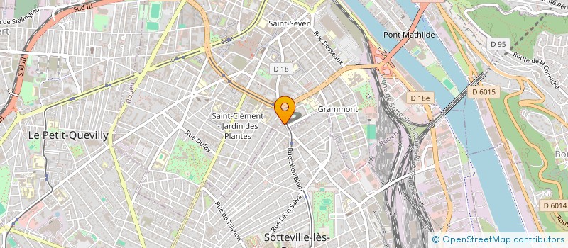 localisation de l'entreprise ALICE JEFFERSON  SOTTEVILLE-LES-ROUEN