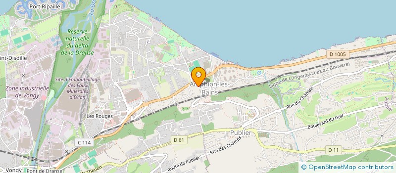 localisation de l'entreprise ALICE LOCATION GESTION IMMOBILIERE  PUBLIER