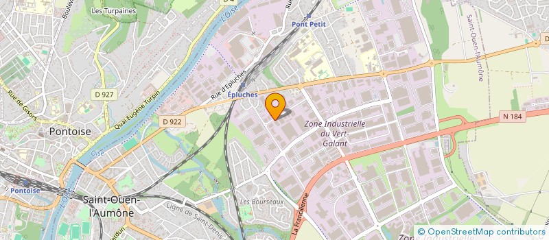 localisation de l'entreprise ALICE MEUBLES  SAINT-OUEN-L'AUMONE