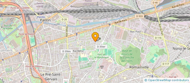 localisation de l'entreprise ALICE MODE  PANTIN