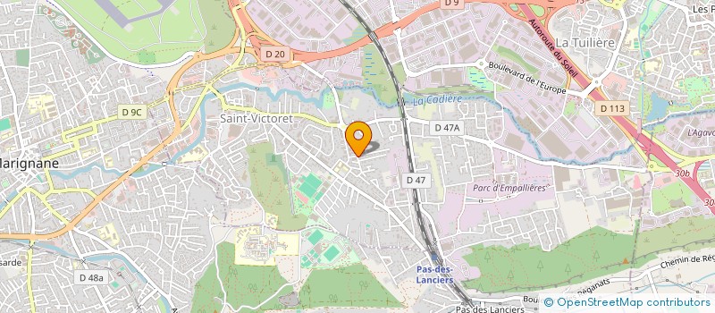 localisation de l'entreprise ALICE NAILS FORMATIONS  SAINT-VICTORET