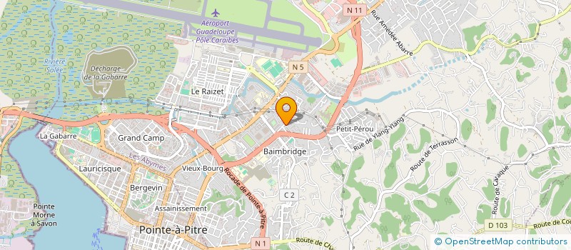 localisation de l'entreprise ALICE SERVICES PLUS à LES ABYMES
