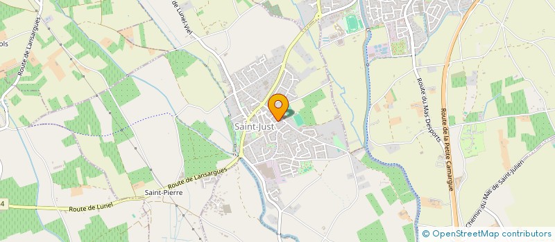 localisation de l'entreprise ALICE TAXI  SAINT-JUST