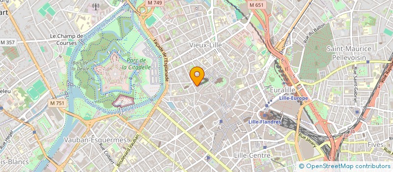 localisation de l'entreprise ALICE TIERIC à LILLE