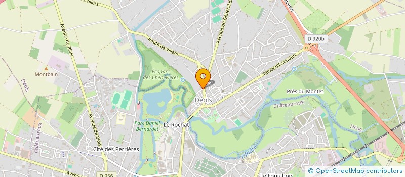 localisation de l'entreprise ALICEAU  DEOLS