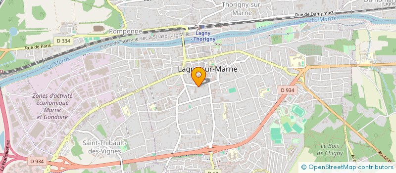 localisation de l'entreprise ALICEMB  LAGNY-SUR-MARNE