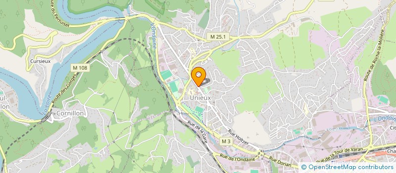 localisation de l'entreprise ALICEO  UNIEUX