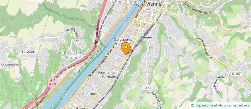 localisation de l'entreprise ALICHE  VIENNE