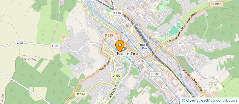 localisation de l'entreprise ALICHRIS LE METISSE à BAR-LE-DUC