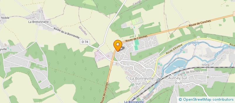 localisation de l'entreprise ALICHUB  LA BONNEVILLE-SUR-ITON