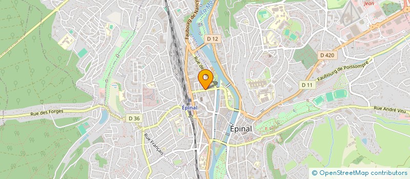 localisation de l'entreprise ALICIA à EPINAL