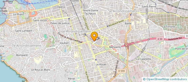 localisation de l'entreprise ALICIA à MARSEILLE