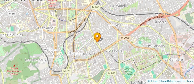 localisation de l'entreprise ALICIA  CLERMONT-FERRAND