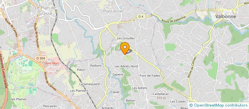 localisation de l'entreprise ALICIA  MOUANS-SARTOUX